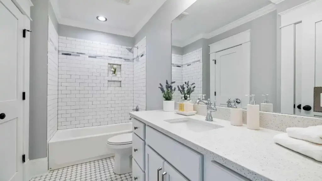 How do you renovate an existing bathroom?